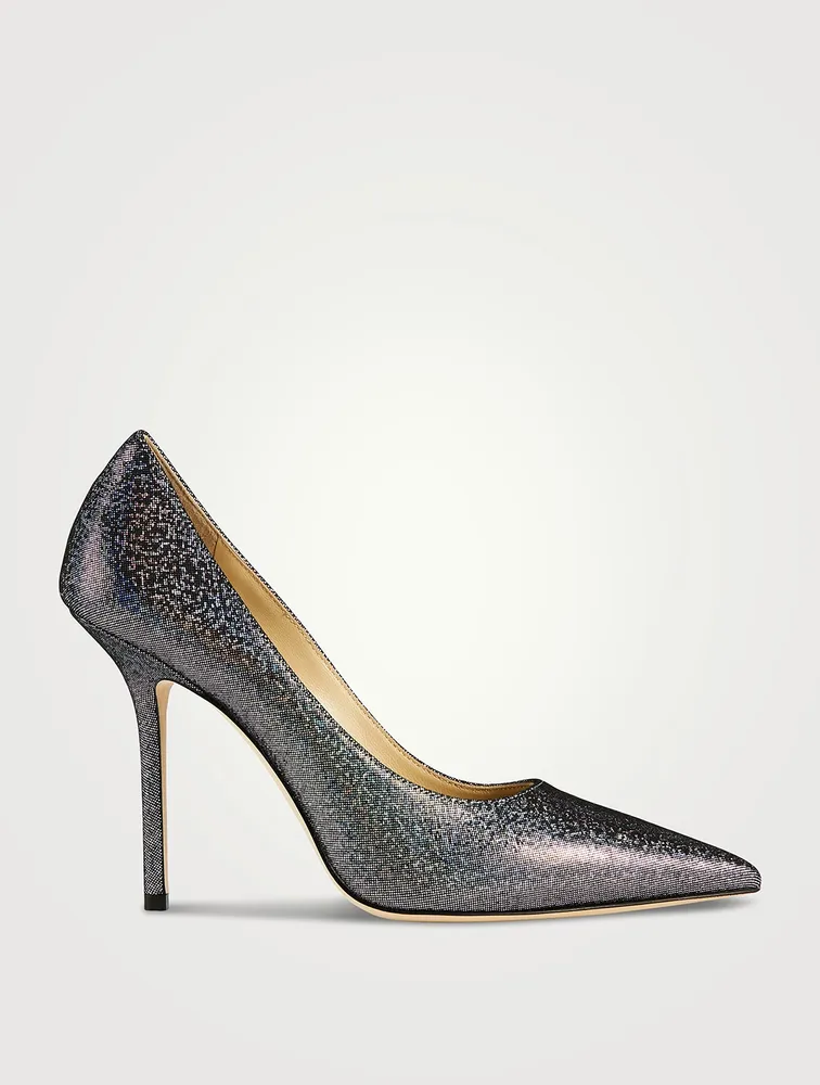 Love Glitter Leather Pumps