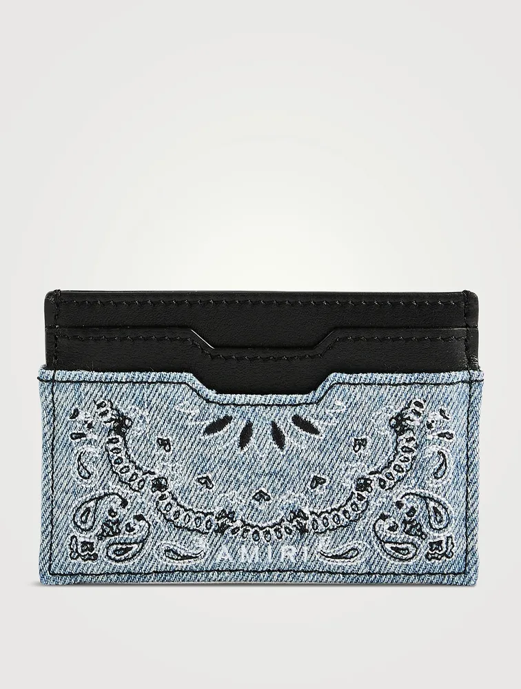 Denim Bandana Card Holder