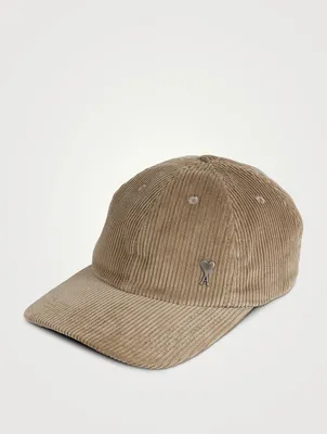 Cotton Corduroy Velvet Studs Cap