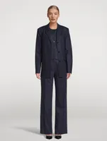 Smith Vest Pinstripe Print