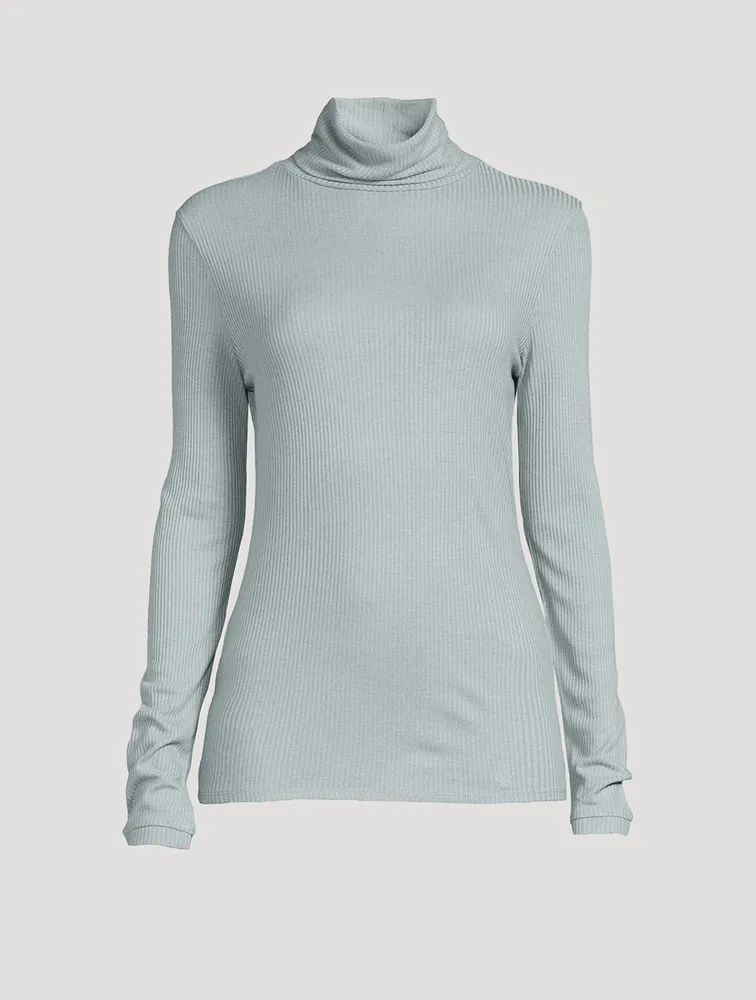 Gallinara Rib-Knit Turtleneck