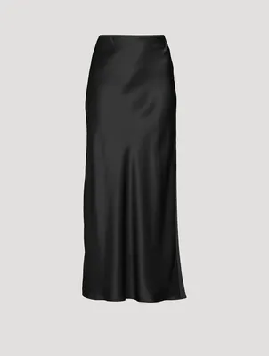 Silk Slip Skirt