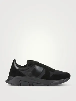 Jagga Suede And Nylon Sneakers