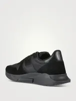 Jagga Suede And Nylon Sneakers