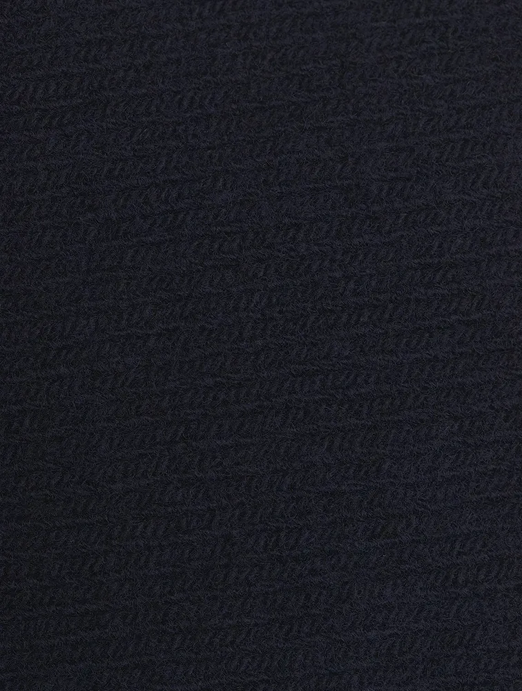 Cashmere Funnelneck Cardigan