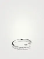Identity 18K White Gold Right Hand Ring With Diamonds