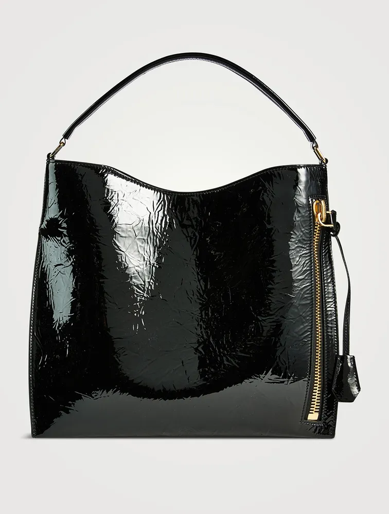 Small Alix Patent Leather Shoulder Bag