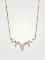Lady Stardust 18K Rose Gold Pendant Necklace With Diamonds