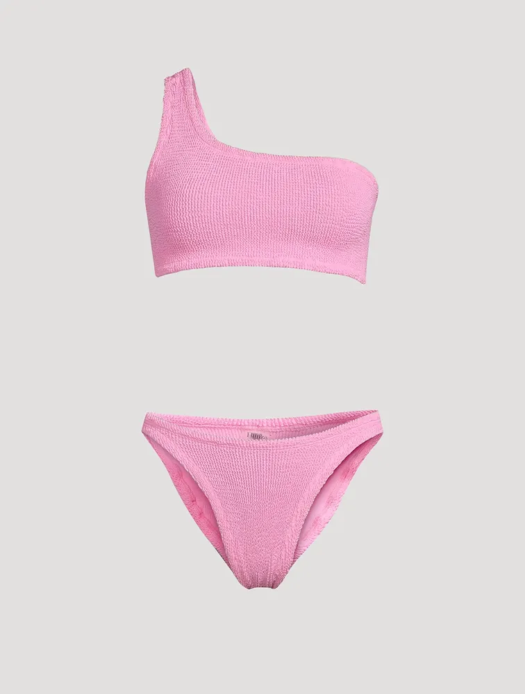 Nancy One-Shoulder Two-Piece Swim Set