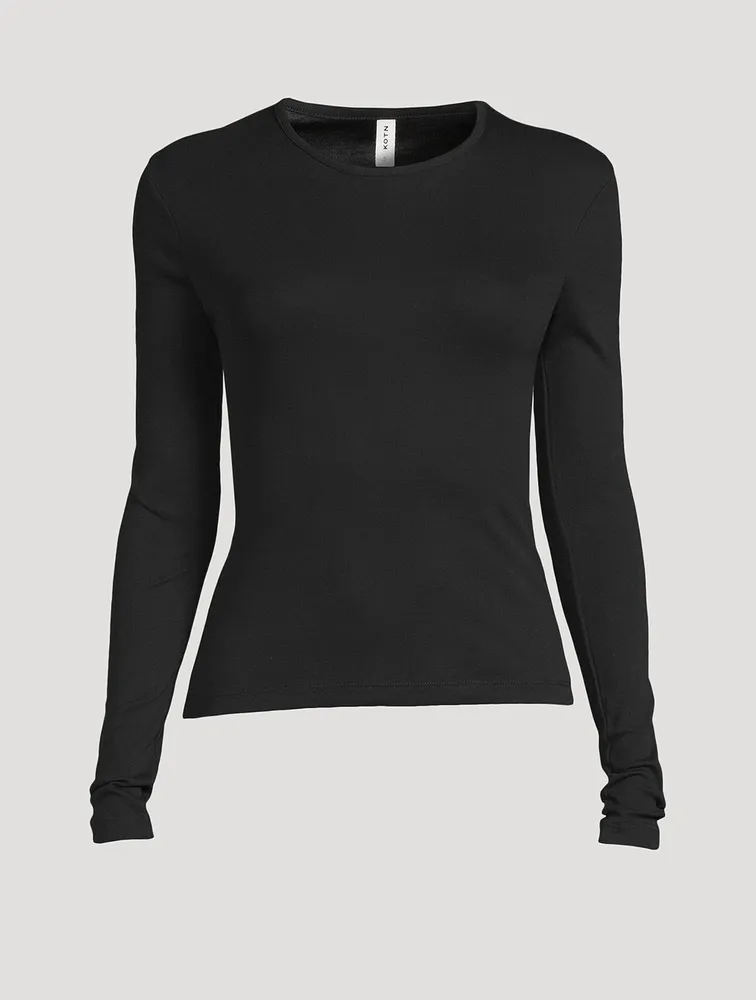 Fitted Long-Sleeve Top