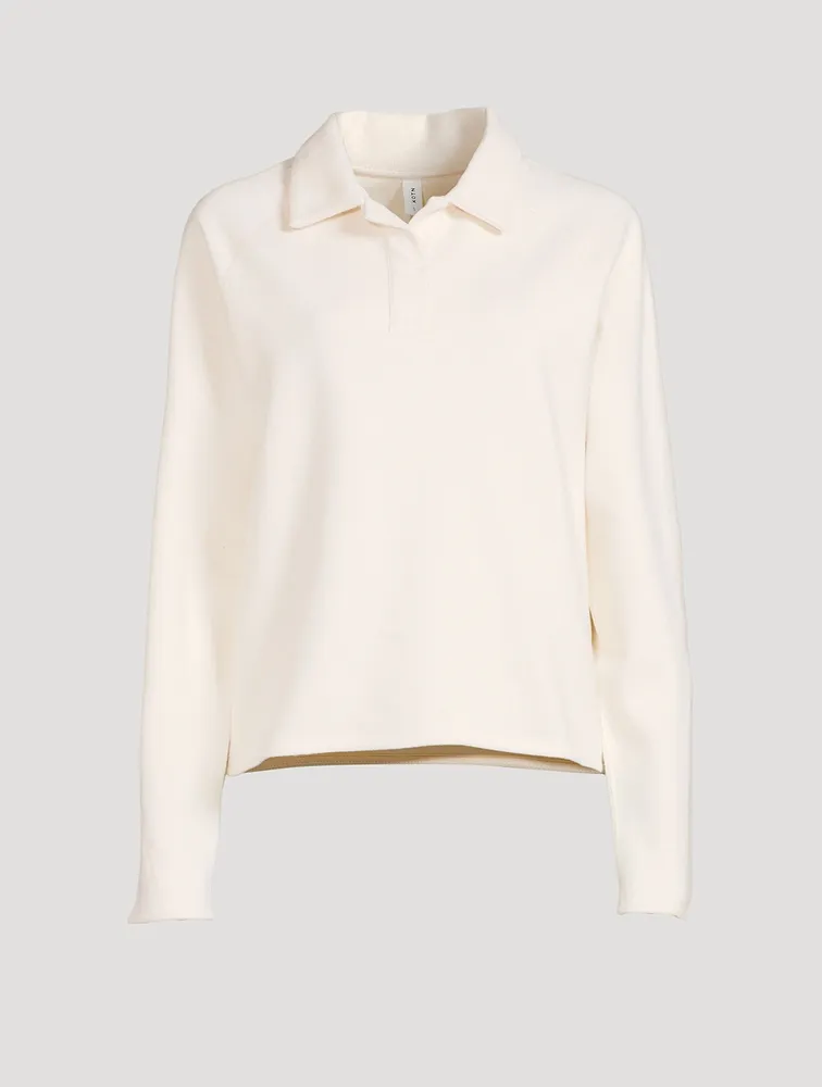 Cozy Long-Sleeve Polo