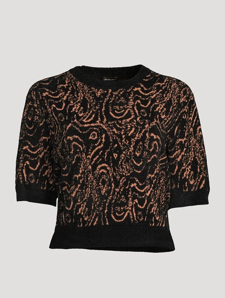 Cavil Jacquard Knit Top