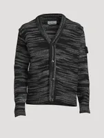 Wool And Nylon Cardigan