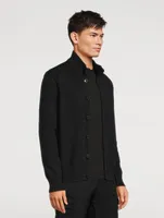 Cotton-Blend Cardigan