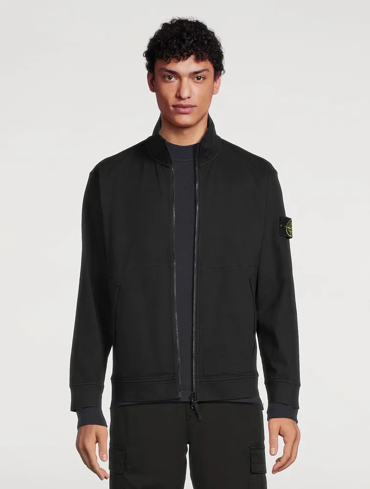 Cotton Zip Sweatshirt