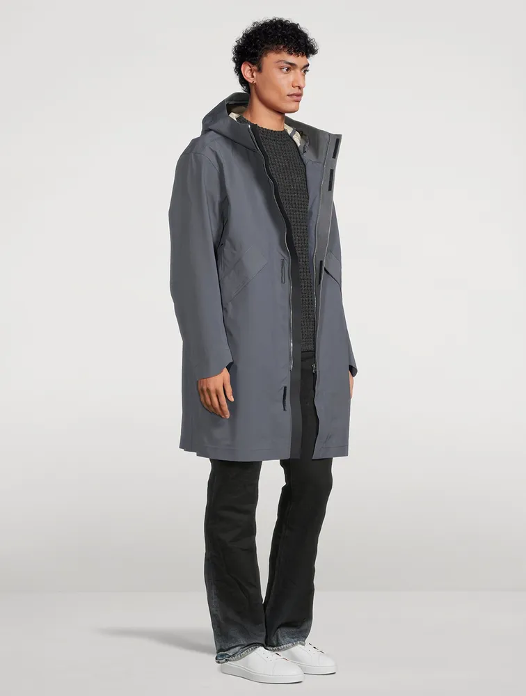Stellina Nylon Hooded Coat