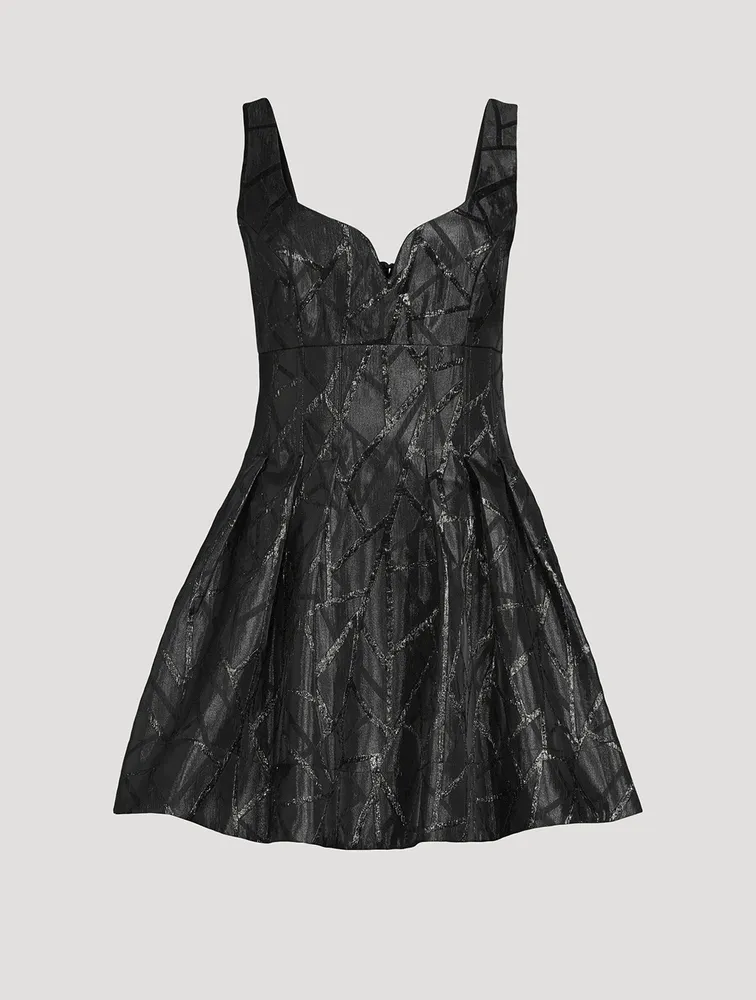 Colette Brocade Mini Dress