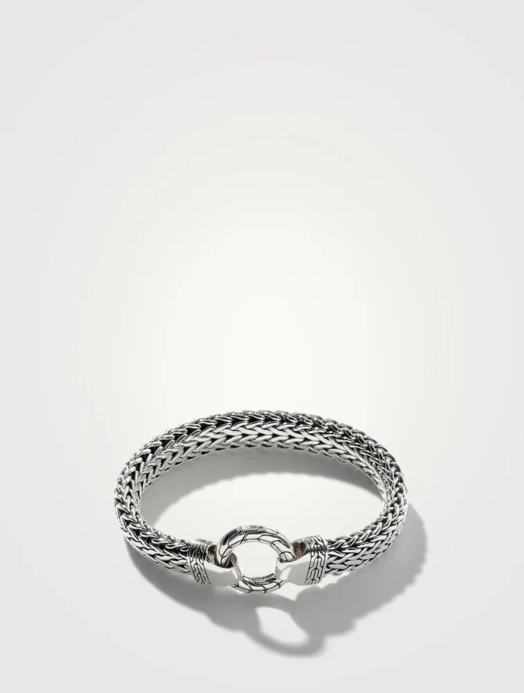 Large Classic Chain Ring Clasp Bracelet