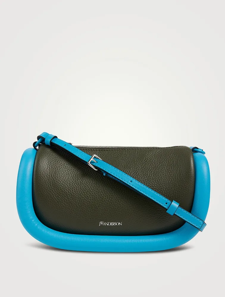 Bumper Colourblock Leather Shoulder Bag