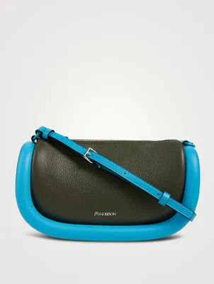 Bumper Colourblock Leather Shoulder Bag