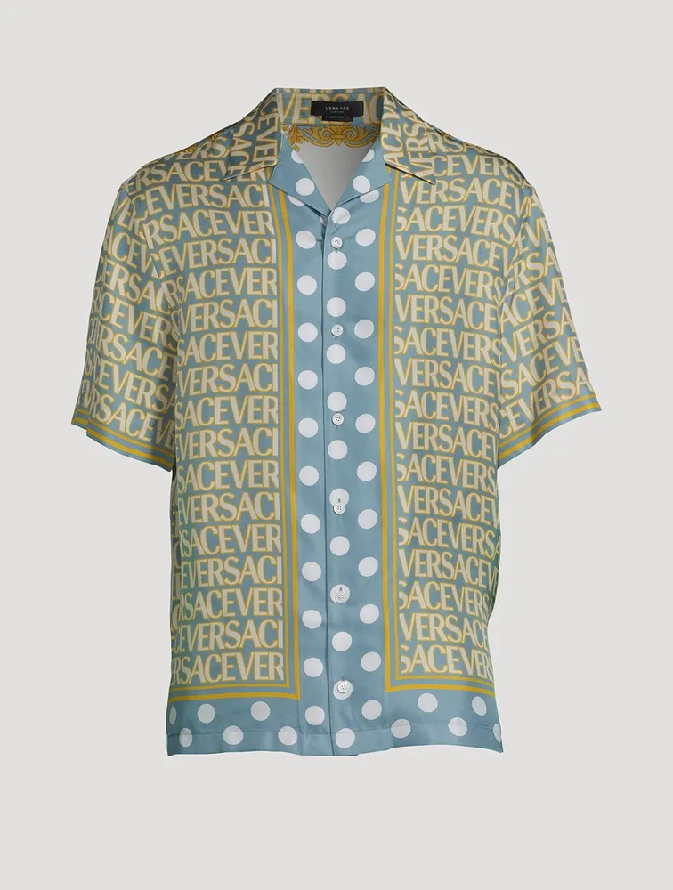 Versace Allover Silk Shirt