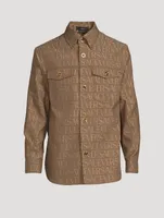 Allover Logo Overshirt