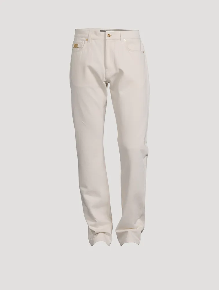 Medusa Biggie Straight-Leg Jeans