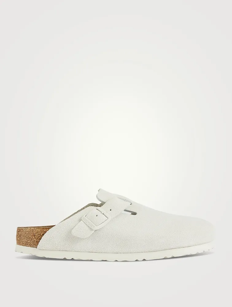 Boston Suede Clogs