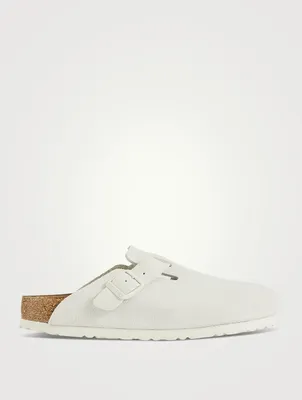Boston Suede Clogs