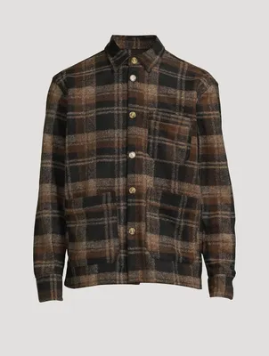 Ivy Wool-Blend Overshirt