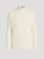 Marsh Wool-Blend Cable Knit Sweater