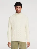 Marsh Wool-Blend Cable Knit Sweater