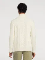 Marsh Wool-Blend Cable Knit Sweater