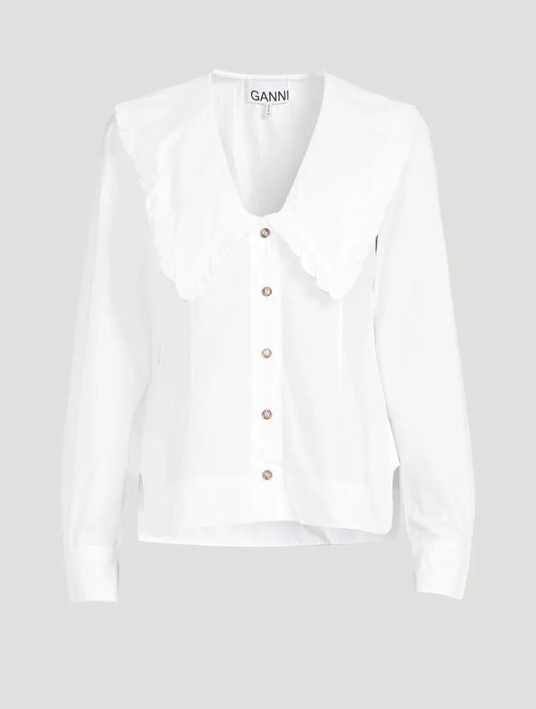 Ruffle Collar Blouse