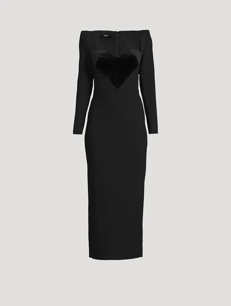 Lyndon Velvet Heart Midi Dress