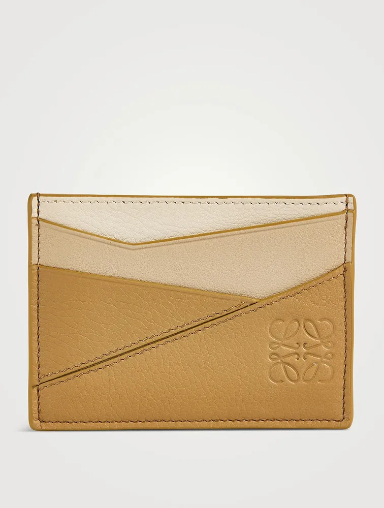 Puzzle Leather Card Holder