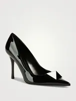 One Stud Leather Pumps