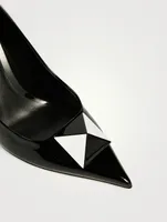 One Stud Leather Pumps