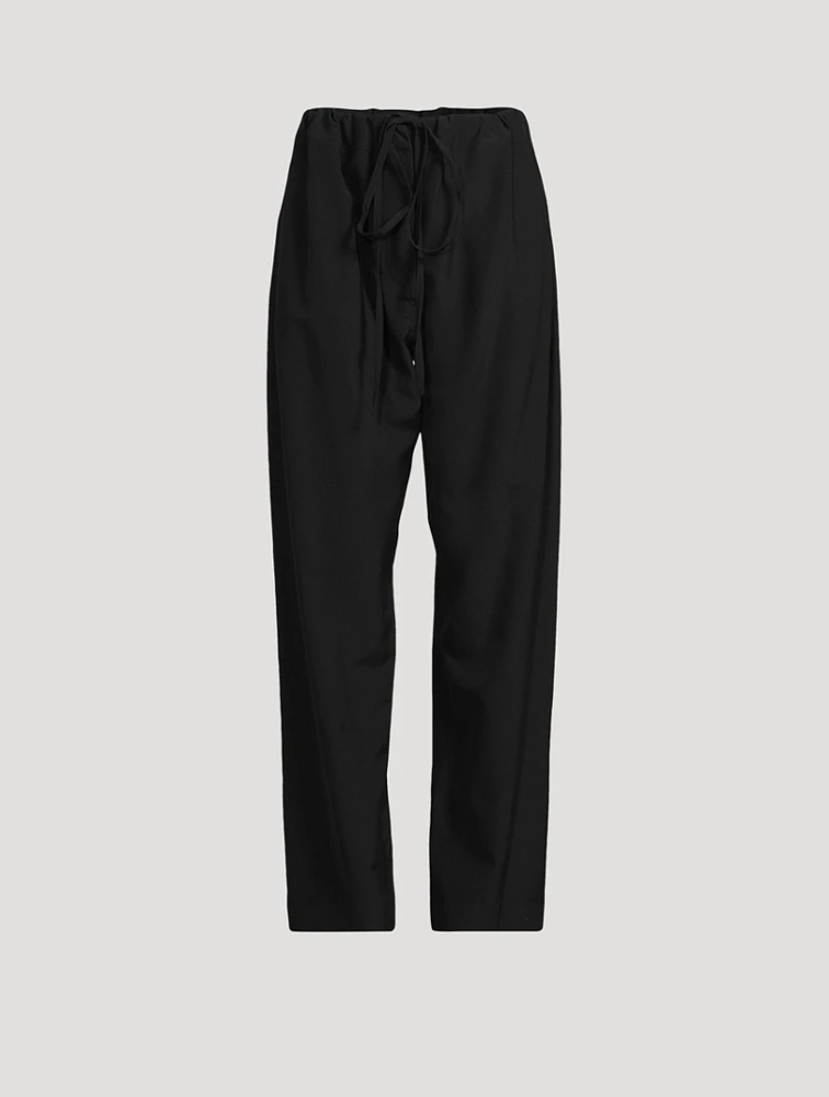 Argent Wool Trousers