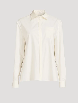 Lunar Stripe Jacquard Cotton Shirt