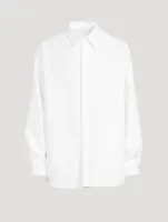 Cotton Poplin Shirt Jacket