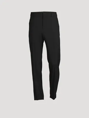 Wool Stretch Slim-Fit Pants