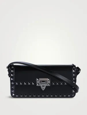 Rockstud Leather Shoulder Bag