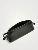 Rockstud Leather Clutch