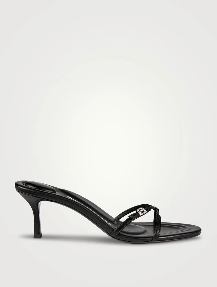 Lucienne 65 Capretto Slide Sandals