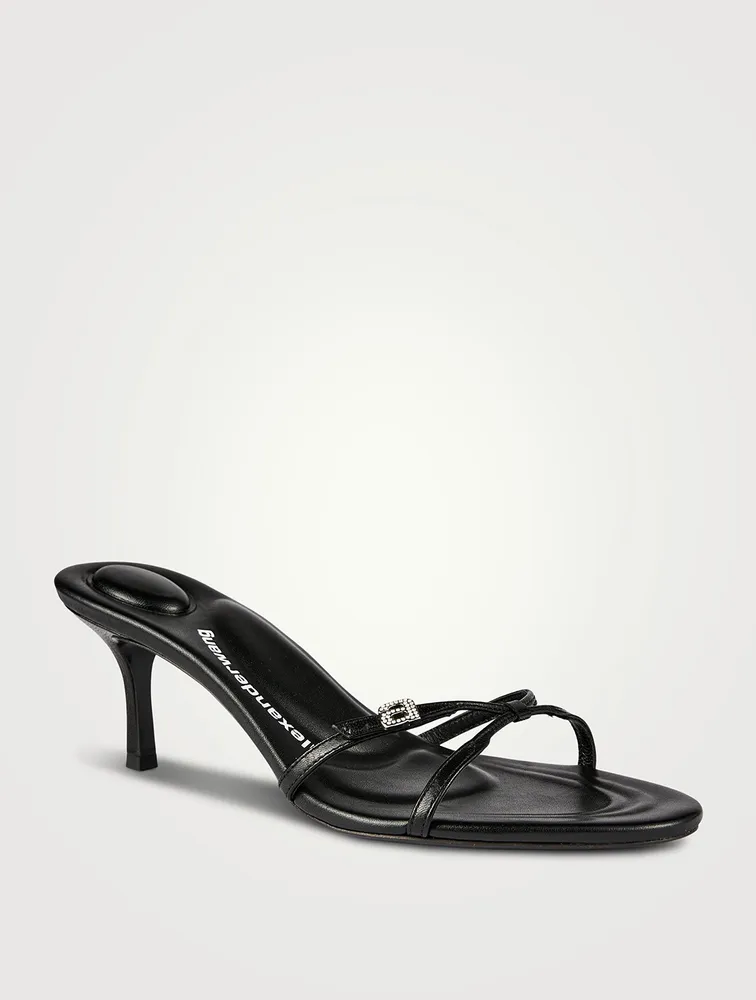 Lucienne 65 Capretto Slide Sandals