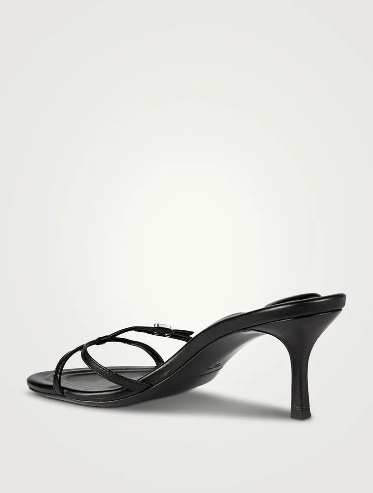 Lucienne 65 Capretto Slide Sandals