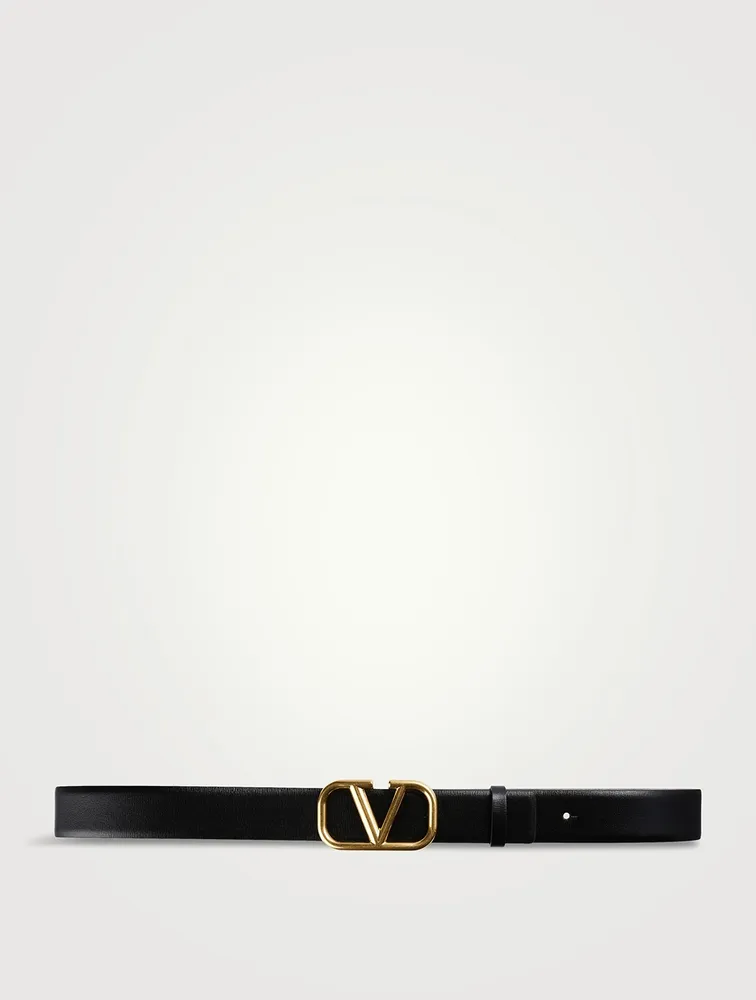 VLOGO Reversible Leather Belt