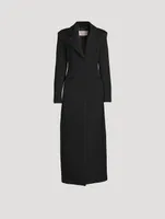 Techno Wool Single-Breasted Coat