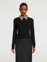 Embellished Wool Sweater